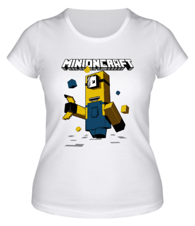 Женская футболка Minioncraft