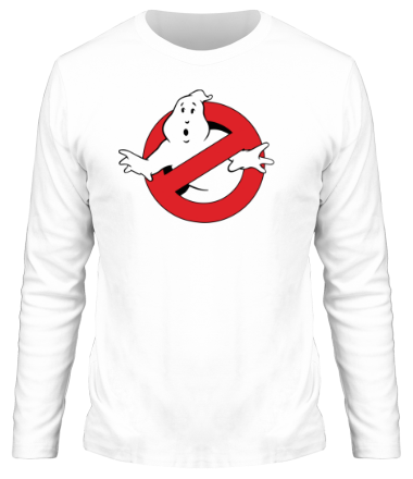 Мужская футболка длинный рукав Ghostbusters big logo