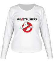 Женская футболка длинный рукав Ghostbusters logo фото