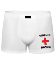 Трусы мужские боксеры Orgasm donor — донор оргазмов  фото