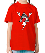 Детская футболка Рок пирамида фото