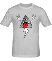 Мужская футболка Рок пирамида фото