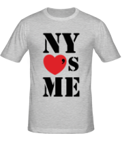 Мужская футболка NY's me фото