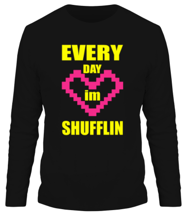 Мужская футболка длинный рукав  Shufflin (каждый день)