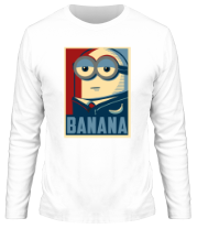 Мужская футболка длинный рукав Banana фото