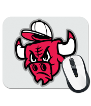 Коврик для мыши Chicago Bulls (в кепке) фото