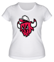 Женская футболка Chicago Bulls (в кепке)