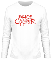 Мужская футболка длинный рукав Alice Cooper фото