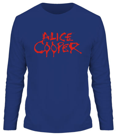 Мужская футболка длинный рукав Alice Cooper