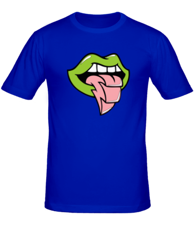Мужская футболка Губы и язык