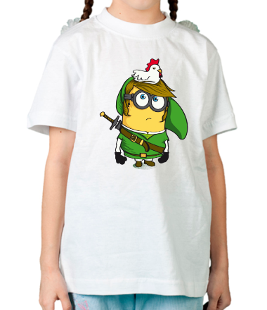 Детская футболка Миньон Зелда
