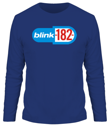 Мужская футболка длинный рукав Blink 182