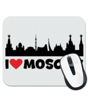 Коврик для мыши Я люблю тебя, Москва фото