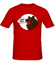 Мужская футболка Медведь  фото