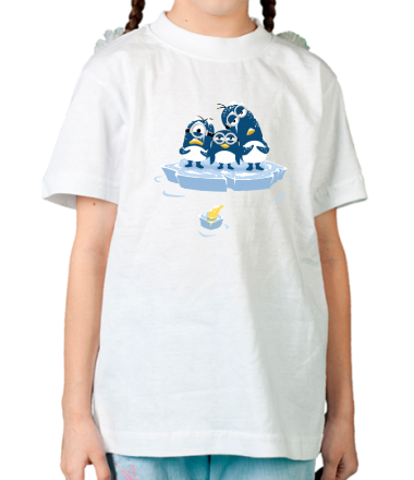 Детская футболка Миньоны Пингвины