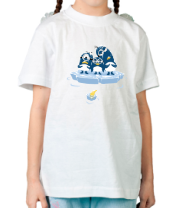 Детская футболка Миньоны Пингвины фото
