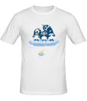 Мужская футболка Миньоны Пингвины