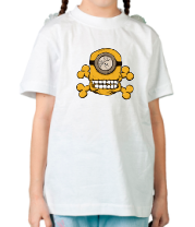 Детская футболка Череп Миньона фото