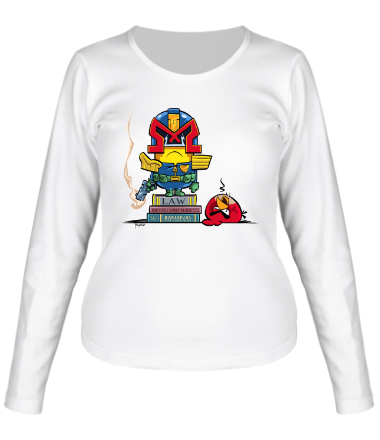 Женская футболка длинный рукав Миньон Дредд