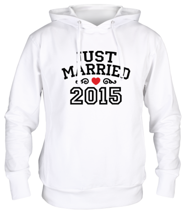 Толстовка худи Just married 2015