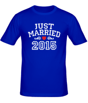 Мужская футболка Just married 2015 фото