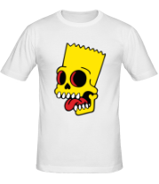 Мужская футболка Барт Симпсон. Зомби  фото