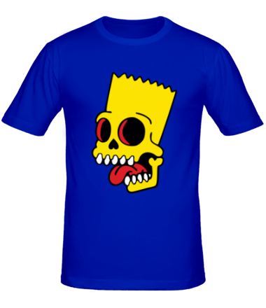 Мужская футболка Барт Симпсон. Зомби 
