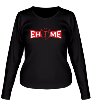 Женская футболка длинный рукав EHOME Team