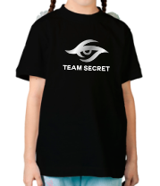 Детская футболка Team secret  фото