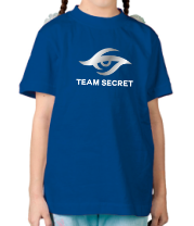 Детская футболка Team secret  фото