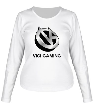 Женская футболка длинный рукав Vici Gaming Team