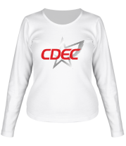 Женская футболка длинный рукав CDEC Team фото