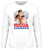 Мужская футболка длинный рукав Russia Kickboxing фото
