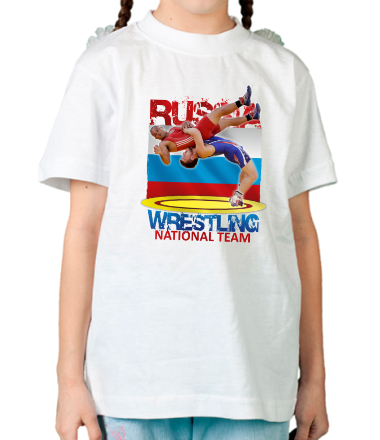Детская футболка Russia Wrestling
