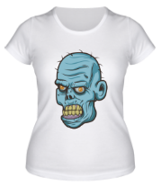 Женская футболка Голова зомби  фото
