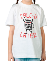 Детская футболка Калькулятор фото