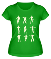 Женская футболка Набор зомби  фото
