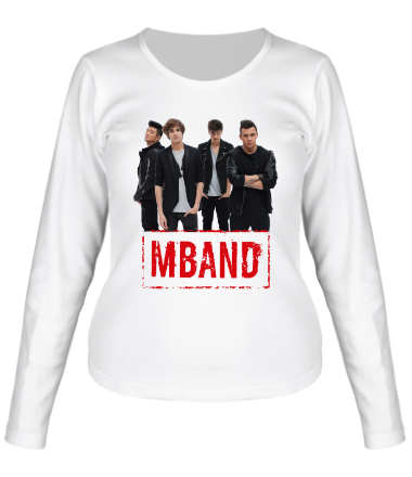 Женская футболка длинный рукав Mband