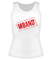 Женская майка борцовка Mband logo фото