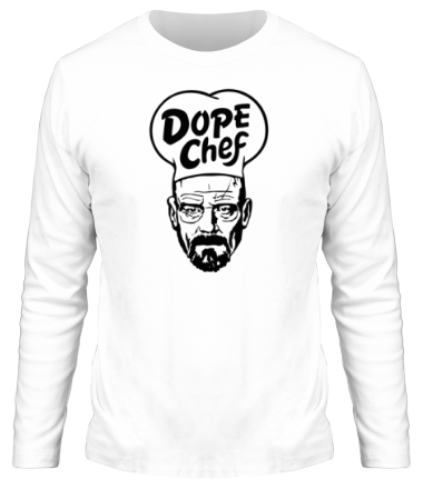 Мужская футболка длинный рукав Heisenberg Dope Chef