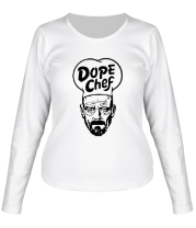 Женская футболка длинный рукав Heisenberg Dope Chef фото