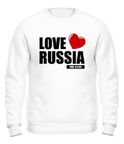 Толстовка без капюшона Russia Love