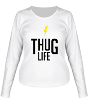 Женская футболка длинный рукав Thug Life фото