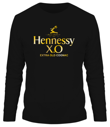 Мужская футболка длинный рукав Henessy XO