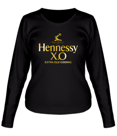 Женская футболка длинный рукав Henessy XO