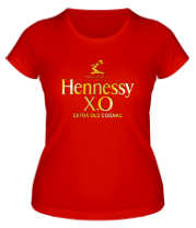 Женская футболка Henessy XO фото