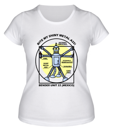 Женская футболка Bender Unit 22