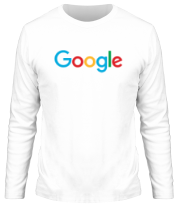Мужская футболка длинный рукав Google 2015 фото