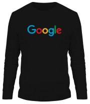 Мужская футболка длинный рукав Google 2015