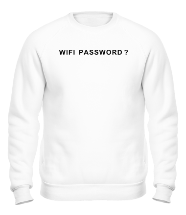 Толстовка без капюшона Wifi password?